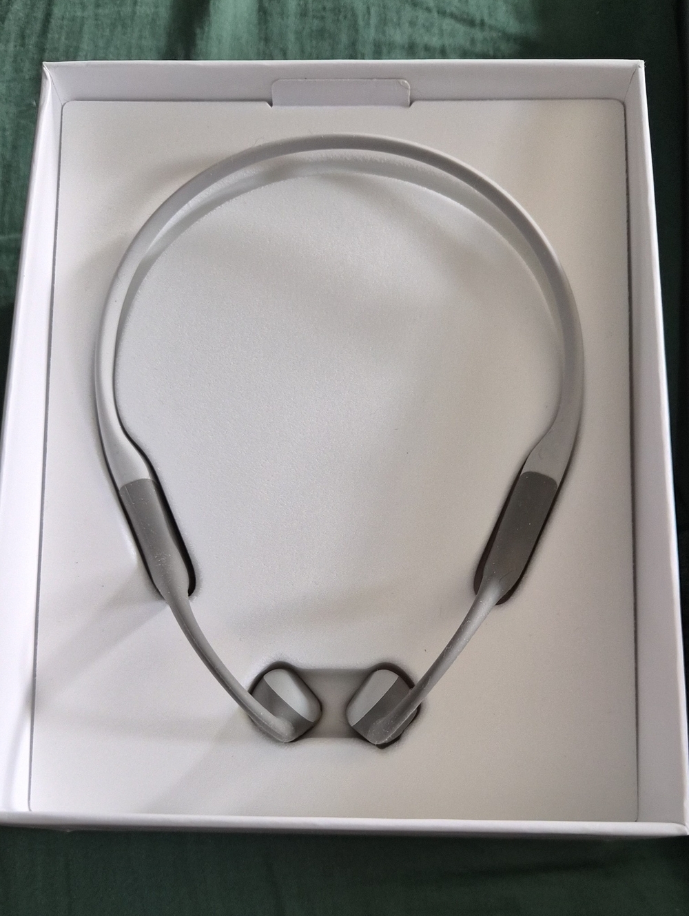 Shokz Open-Run Model IP67 Bone Conduction Headphones - Light Gray